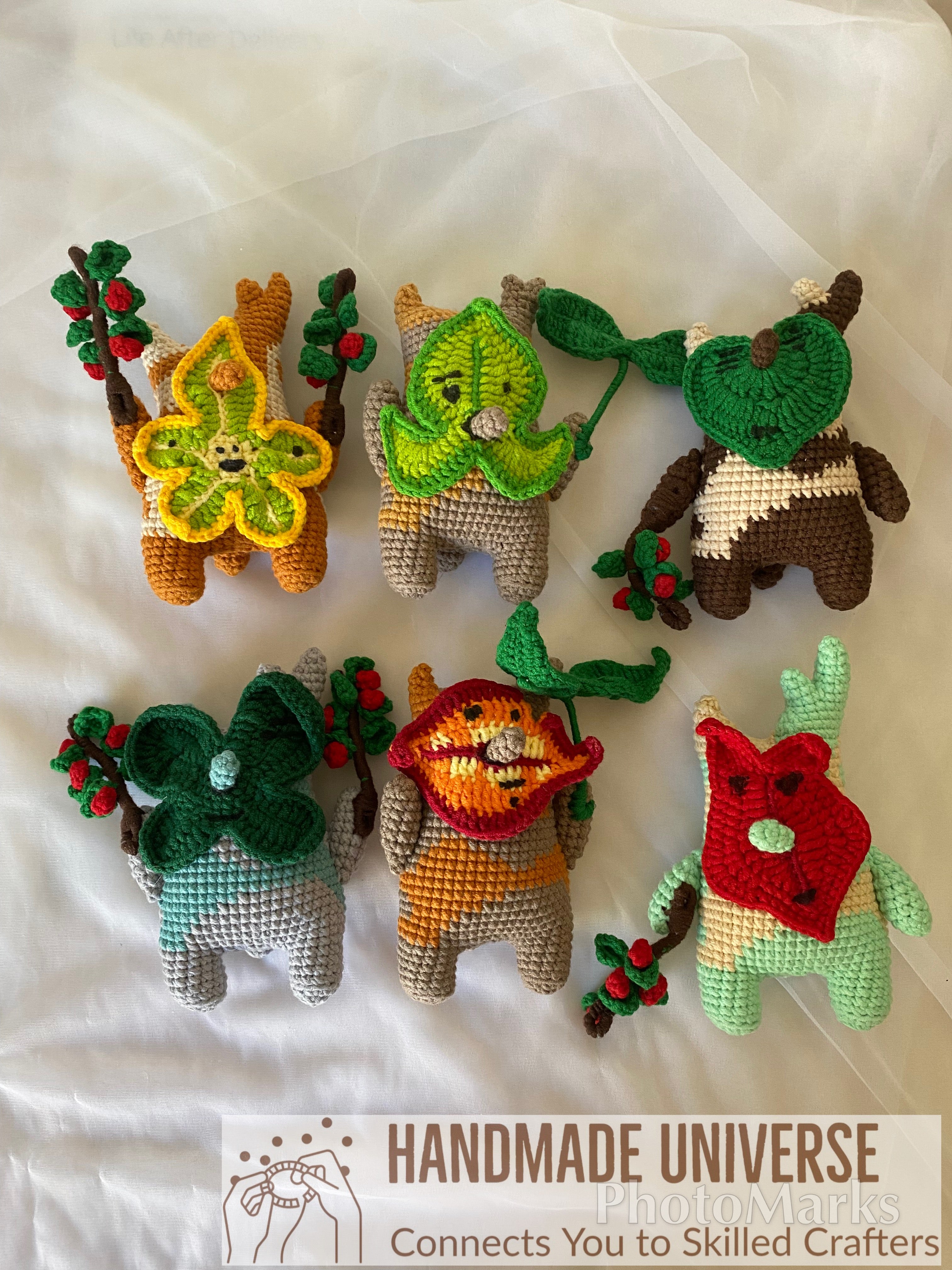 Crochet Korok Zelda Breath of the Wild Doll, Crochet Korok Doll